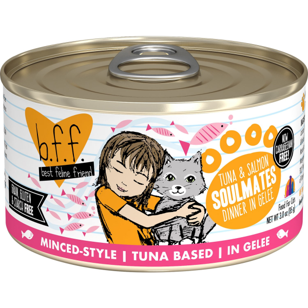 Best Feline Friend - Cat - Originals Minced Tuna & Salmon Soulmates Dubber in Gelee