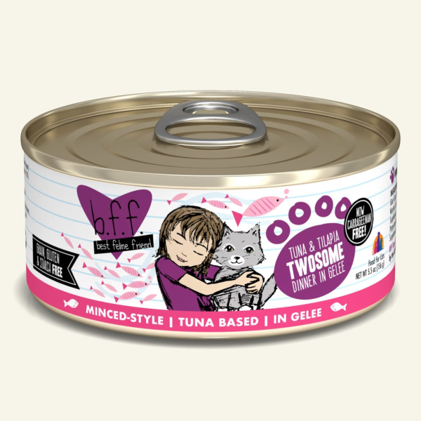 Best Feline Friend - Cat - Originals Minced Tuna & Tilapia Twosome Dinner in Gelee