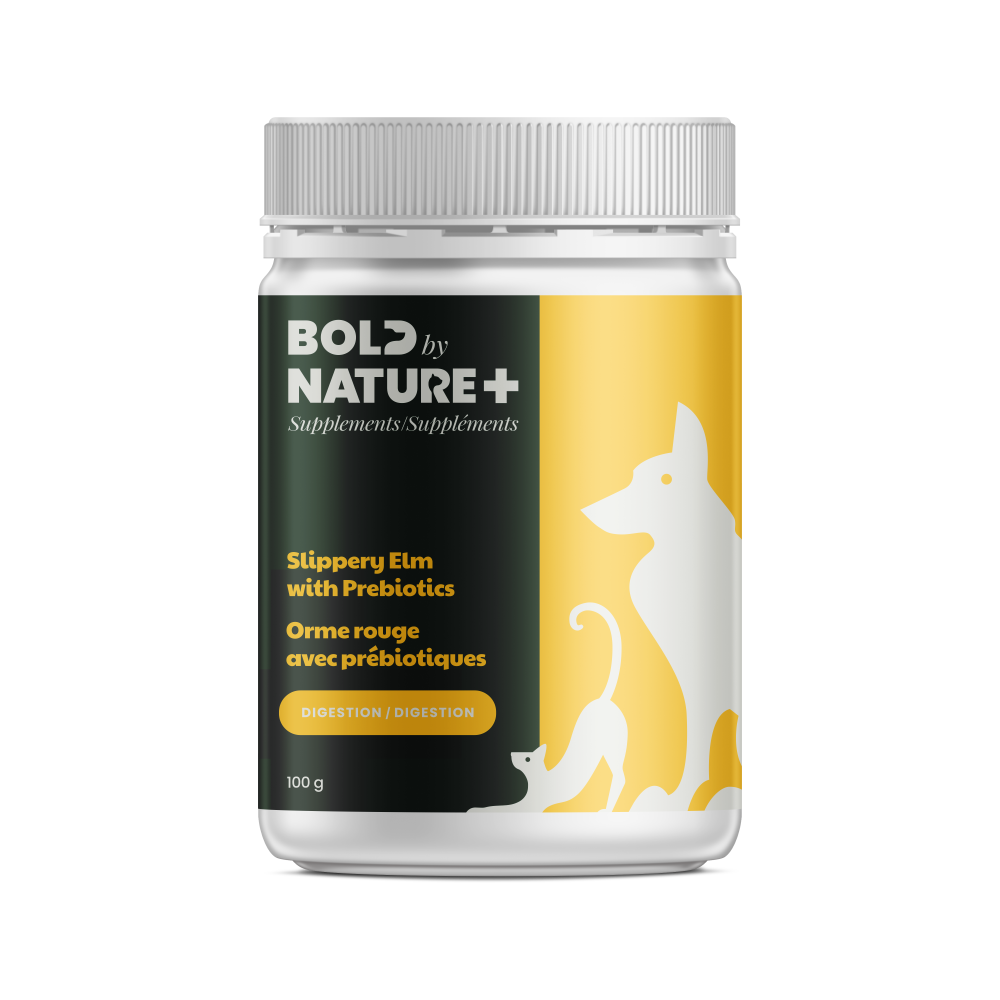Bold by Nature - Cat & Dog - Supplements Digestive Slippery Elm & Prebiotics
