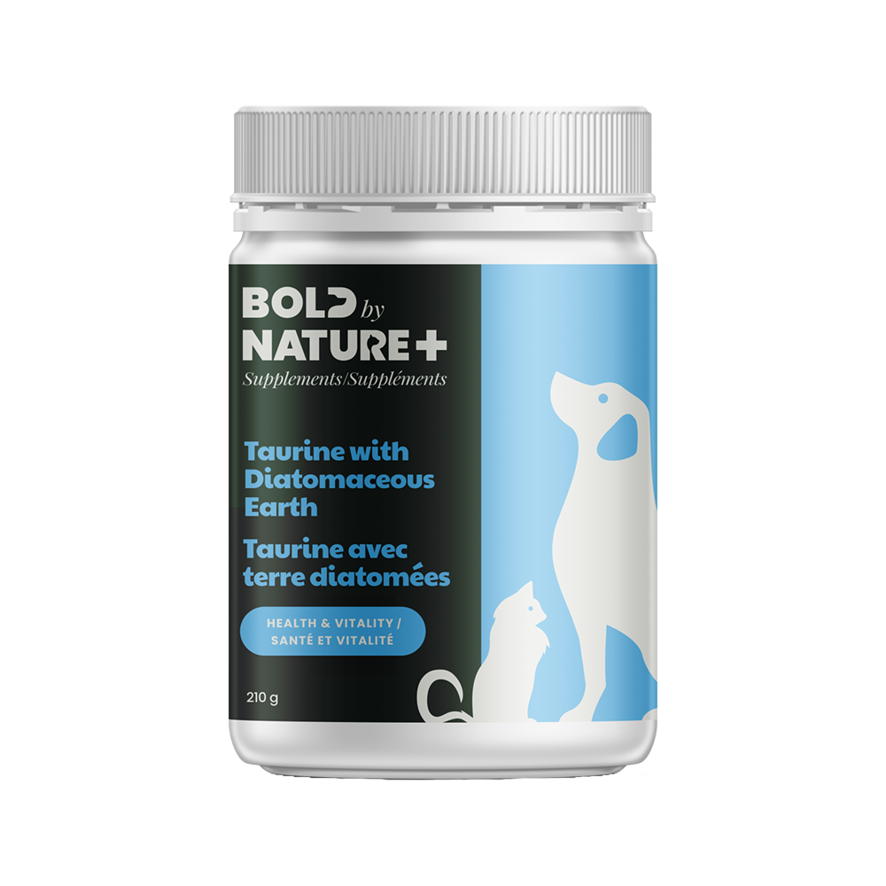 Bold by Nature - Cat & Dog - Supplements Immunity Taurine & Diatomaceous Earth
