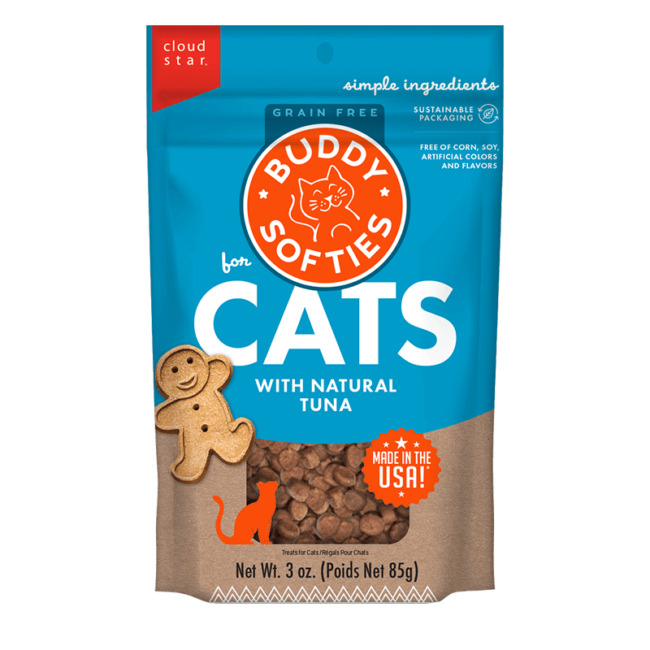 Buddy Biscuits - Cat - Soft & Chewy Treat Tempting Tuna