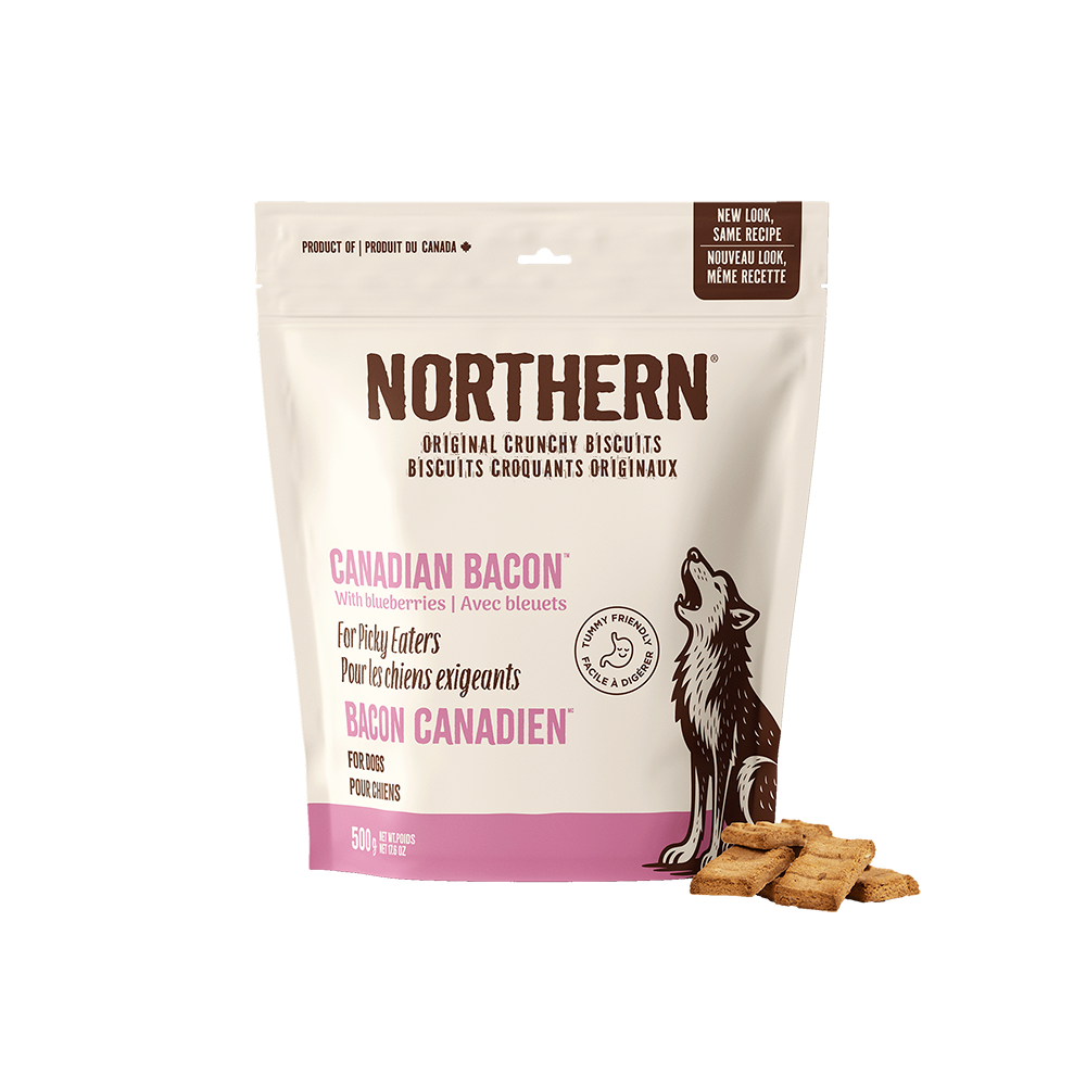 Northern Biscuit - Dog - Original Crunchy Biscuits Canadian Bacon & Blueberries