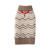 Silver Paw - Dog - Casey Chevron Sweater Beige