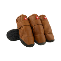 Silver Paw - Dog - Cedar Faux Leather Boots Tan