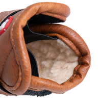 Silver Paw - Dog - Cedar Faux Leather Boots Tan