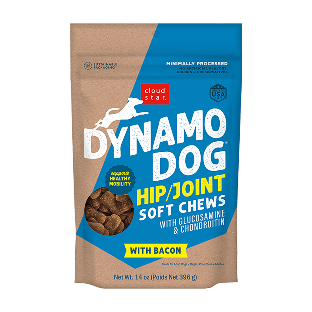 Dynamo Dog - Dog - Functional Soft Chews Hip & Joint Bacon & Cheese Formula
