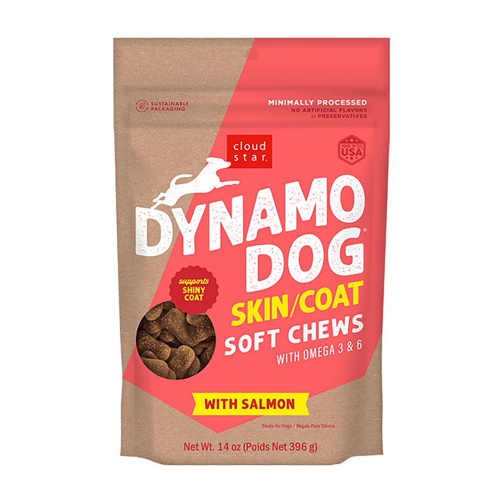 Dynamo Dog - Dog - Functional Soft Chews Skin & Coat Salmon Formula