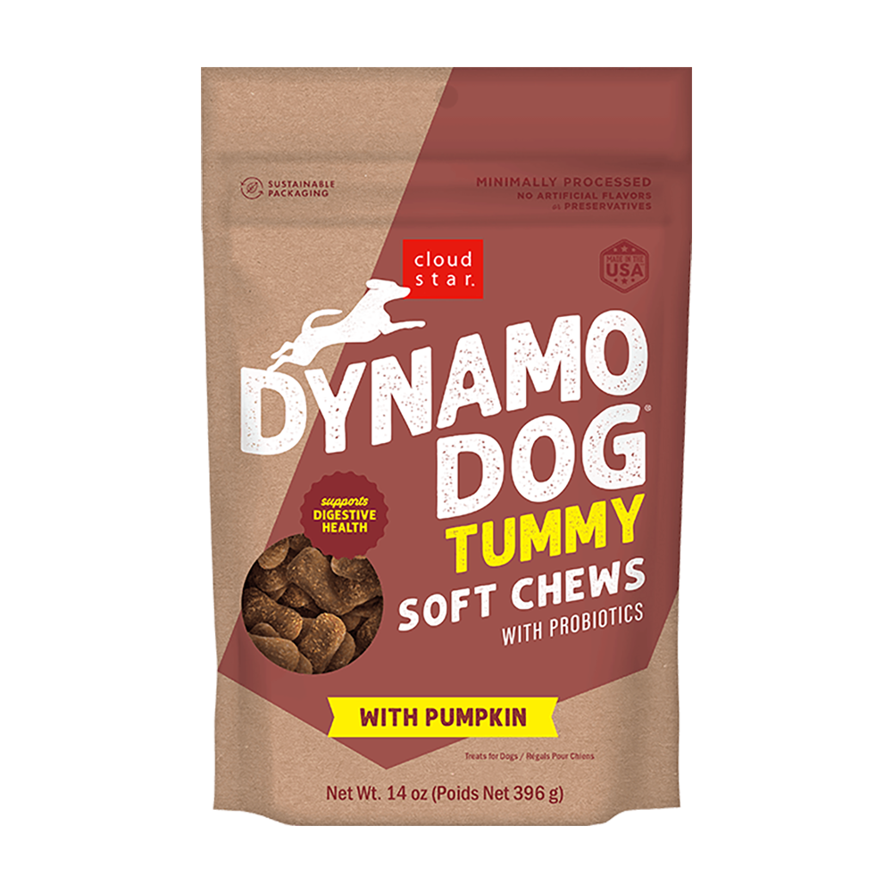 Dynamo Dog - Dog - Functional Soft Chews Tummy Pumpkin & Ginger Formula