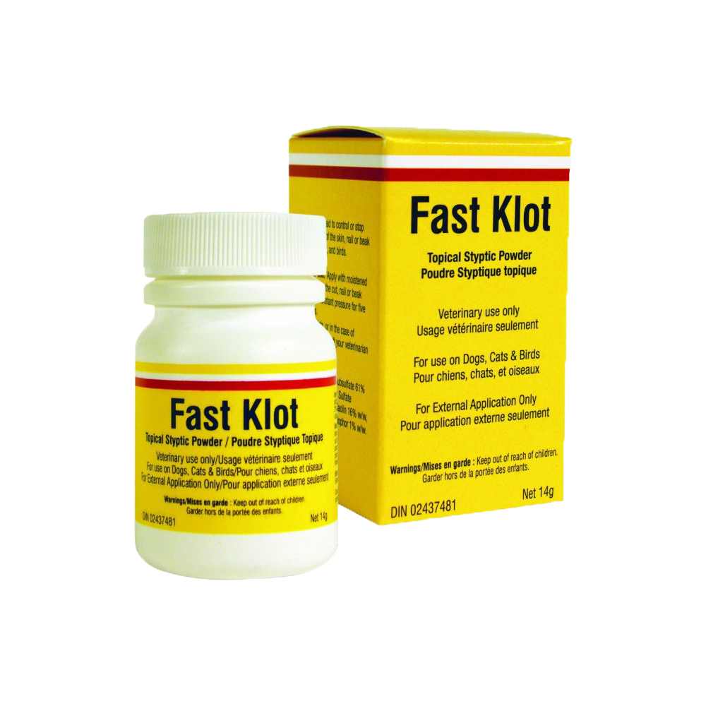 DVL - Cat & Dog - Fast Klot Styptic Powder