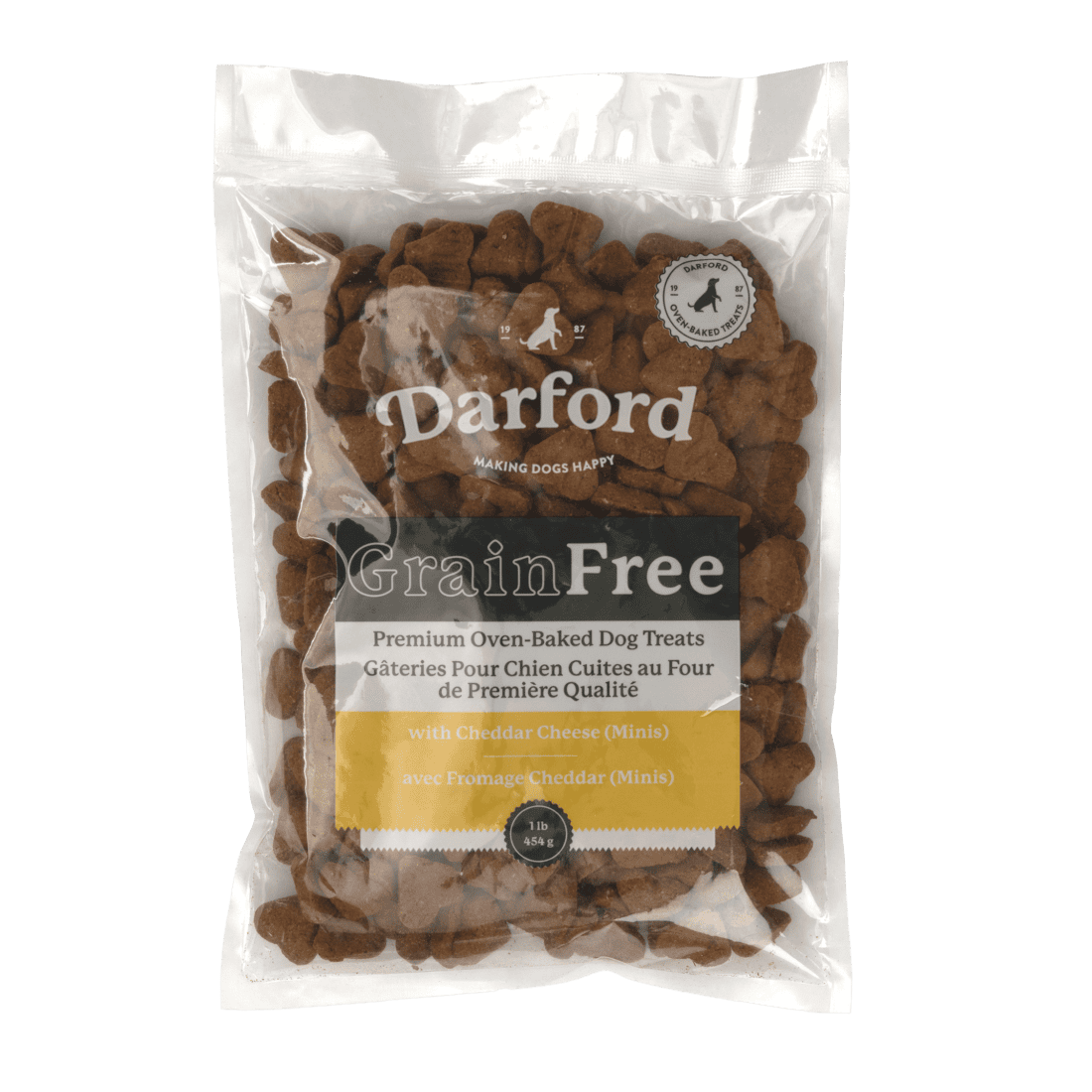 Darford - Dog - Grain Free Treats - Cheddar Cheese Mini