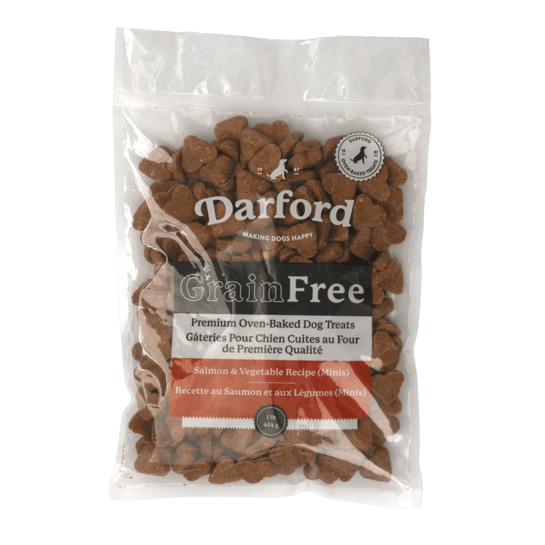 Darford - Dog - Grain Free Treats - Salmon w/Mixed Vegetables Mini