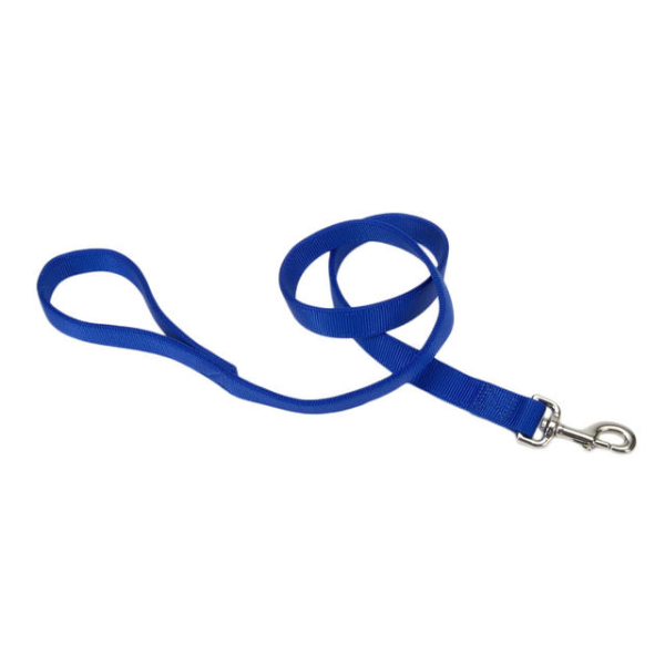 Coastal - Dog - DoublePly Nylon Leash Blue
