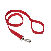 Coastal - Dog - DoublePly Nylon Leash Red