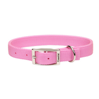 Coastal - Dog - DoublePly Standard Nylon Collar Bright Pink