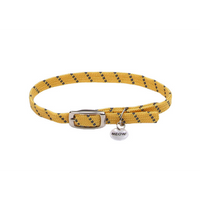 ElastaCat - Cat - Reflective Safety Stretch Collar Yellow