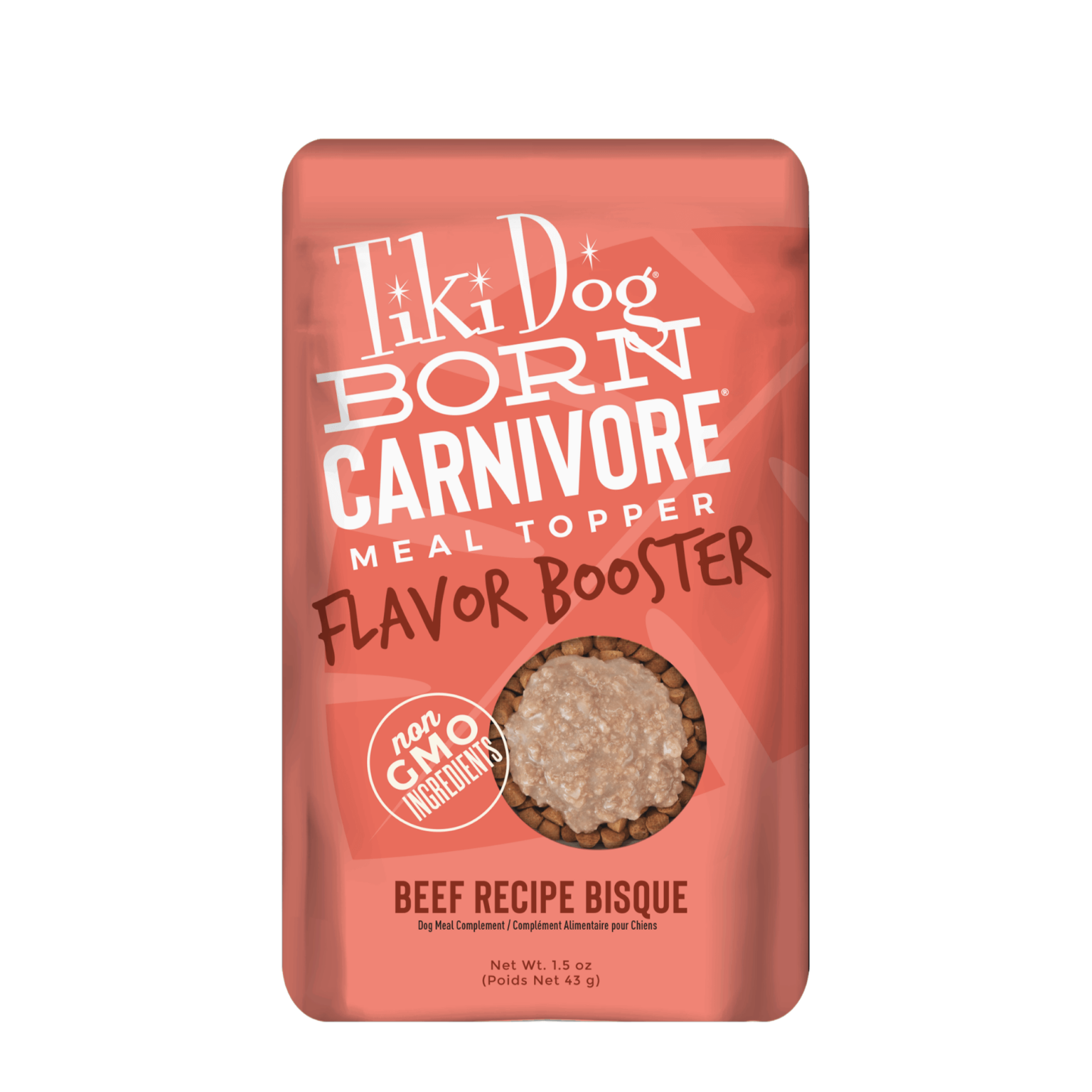 Tiki Dog Born Carnivore Flavor Booster Beef