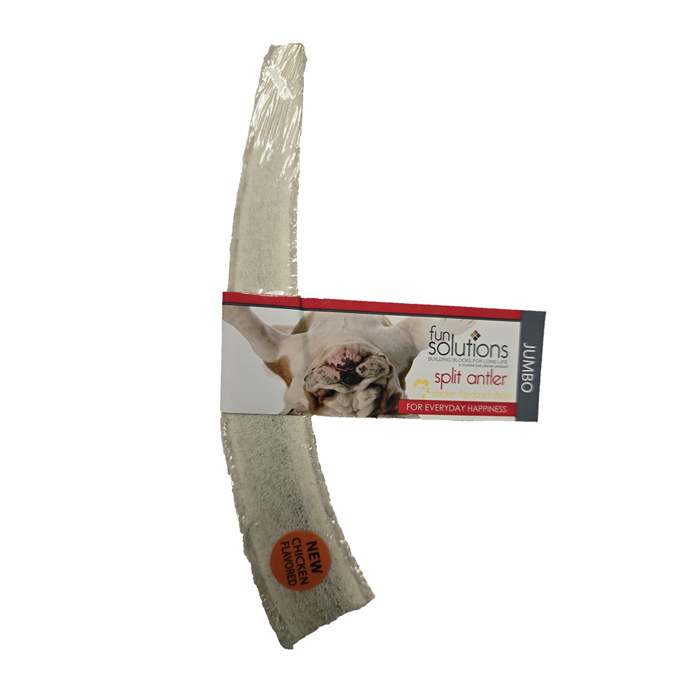 Fun Solutions - Dog - Split Antler - Elk with Chicken Flavor