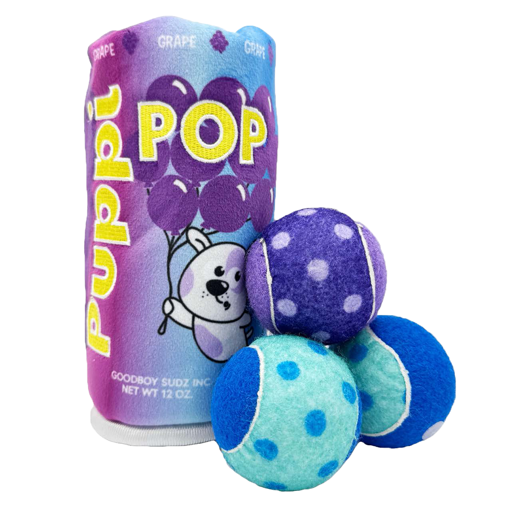 Huxley & Kent - Dog - Squeak Peek Puppi Pop Grape