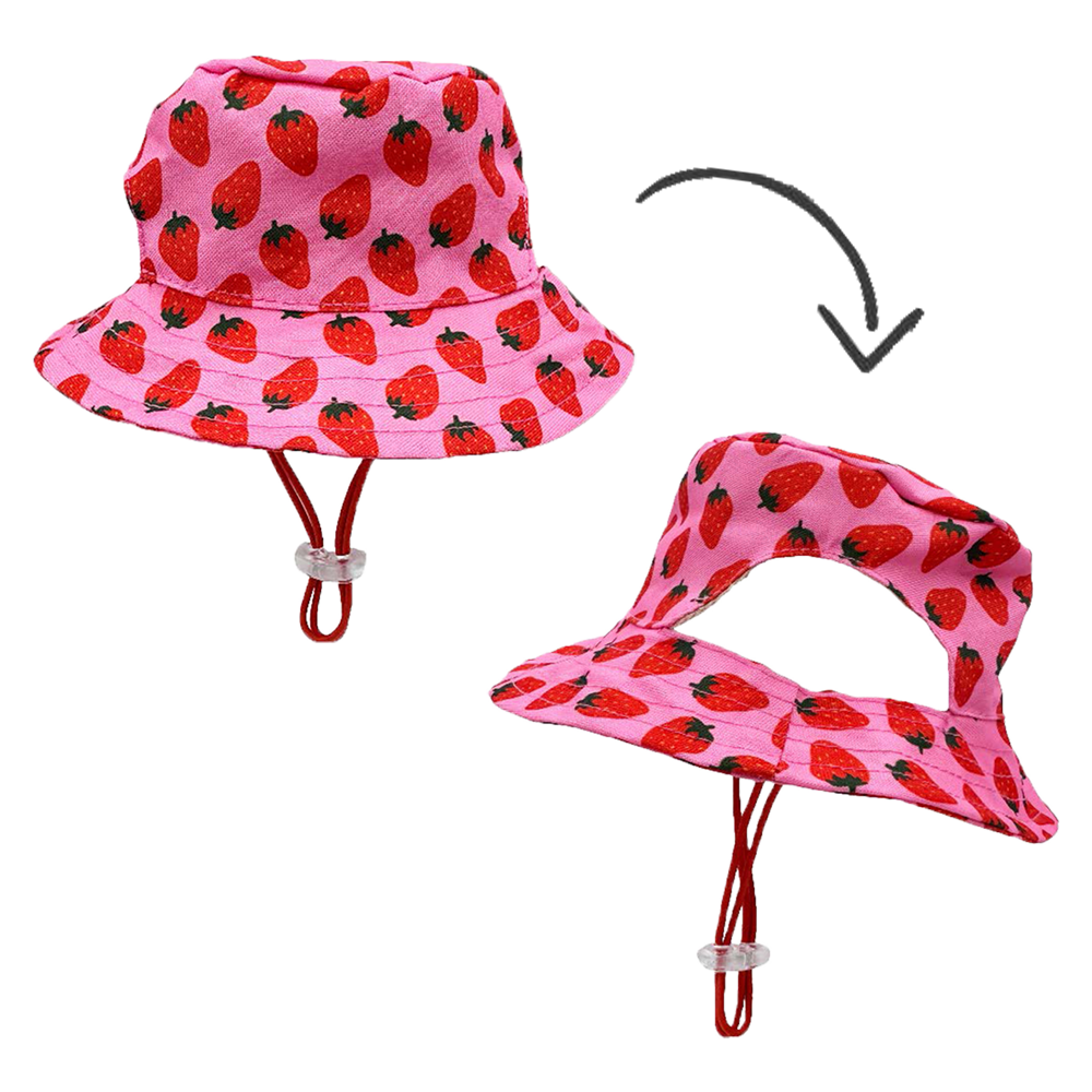 Huxley & Kent - Dog - Bucket Hat Strawberries