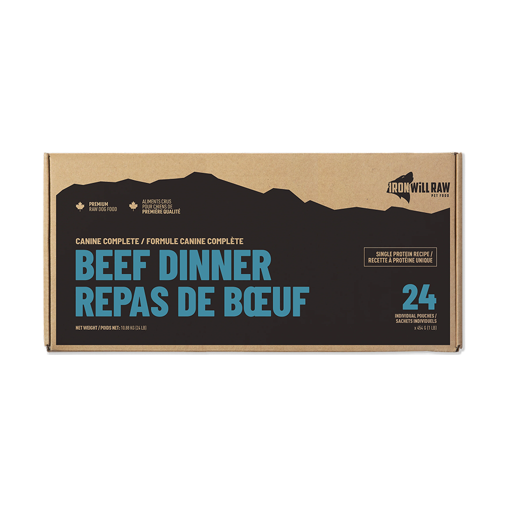 Iron Will Raw - Dog - Canine Complete Beef Single Protein