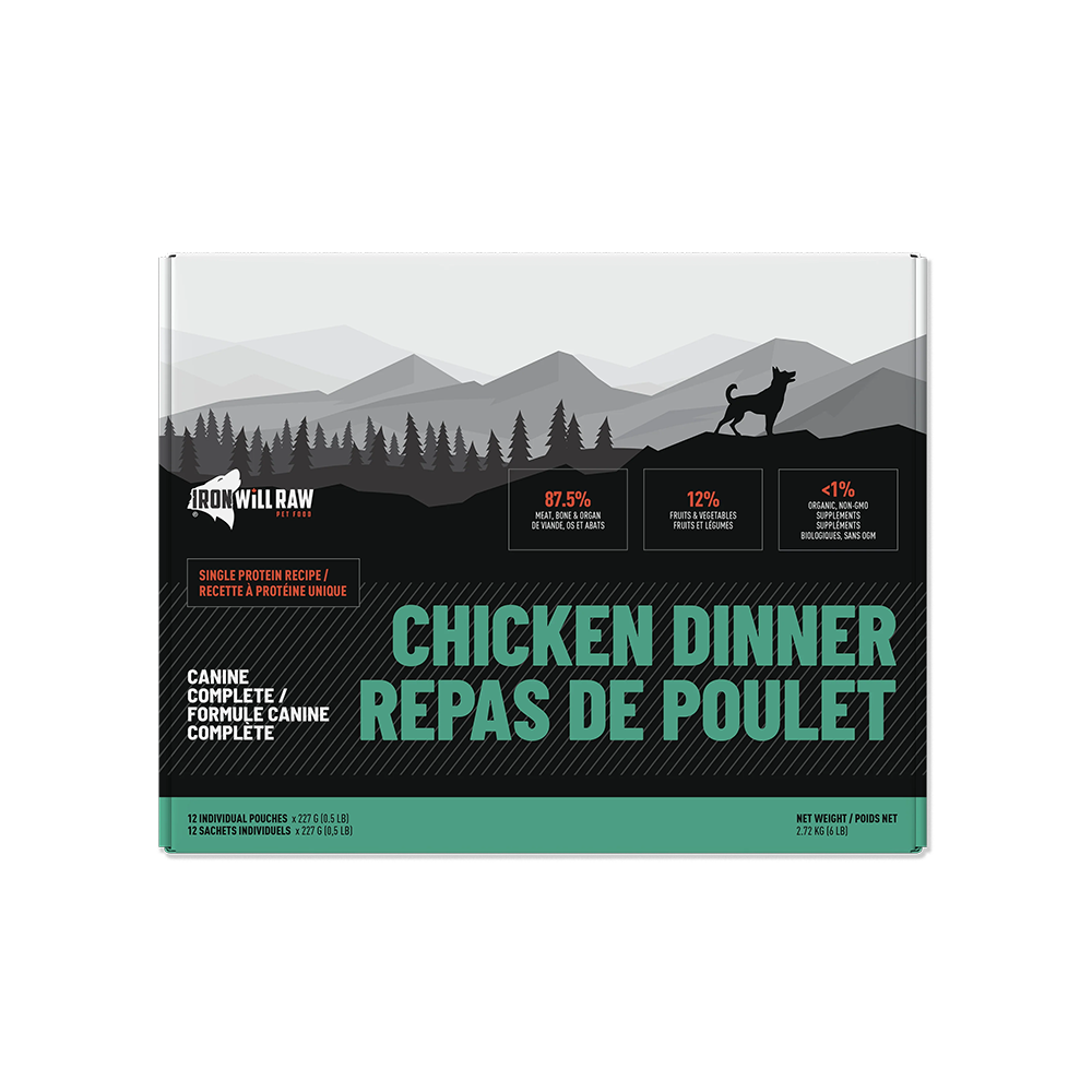Iron Will Raw - Dog - Canine Complete Chicken Single Protein