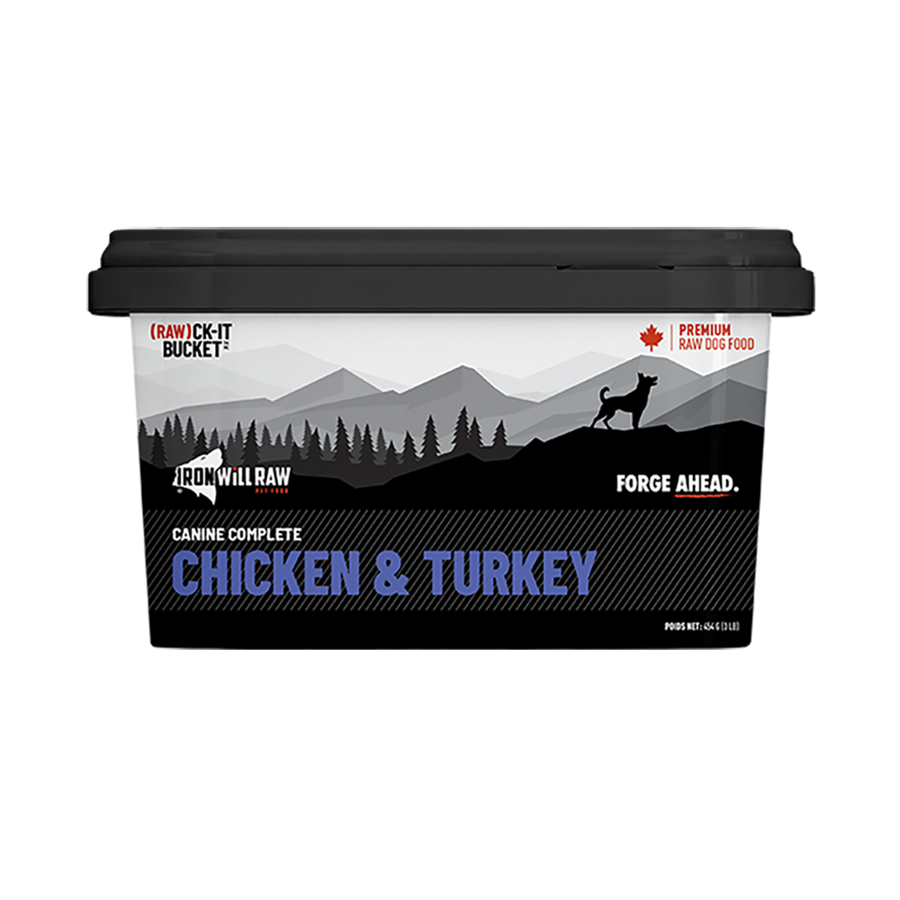 Iron Will Raw - Dog - Canine Complete (Raw)ck-It Bucket Chicken & Turkey