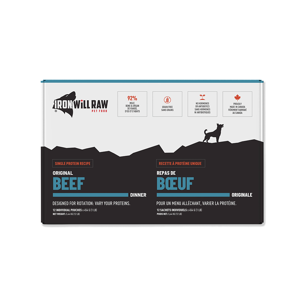 Iron Will Raw - Dog - Original Beef