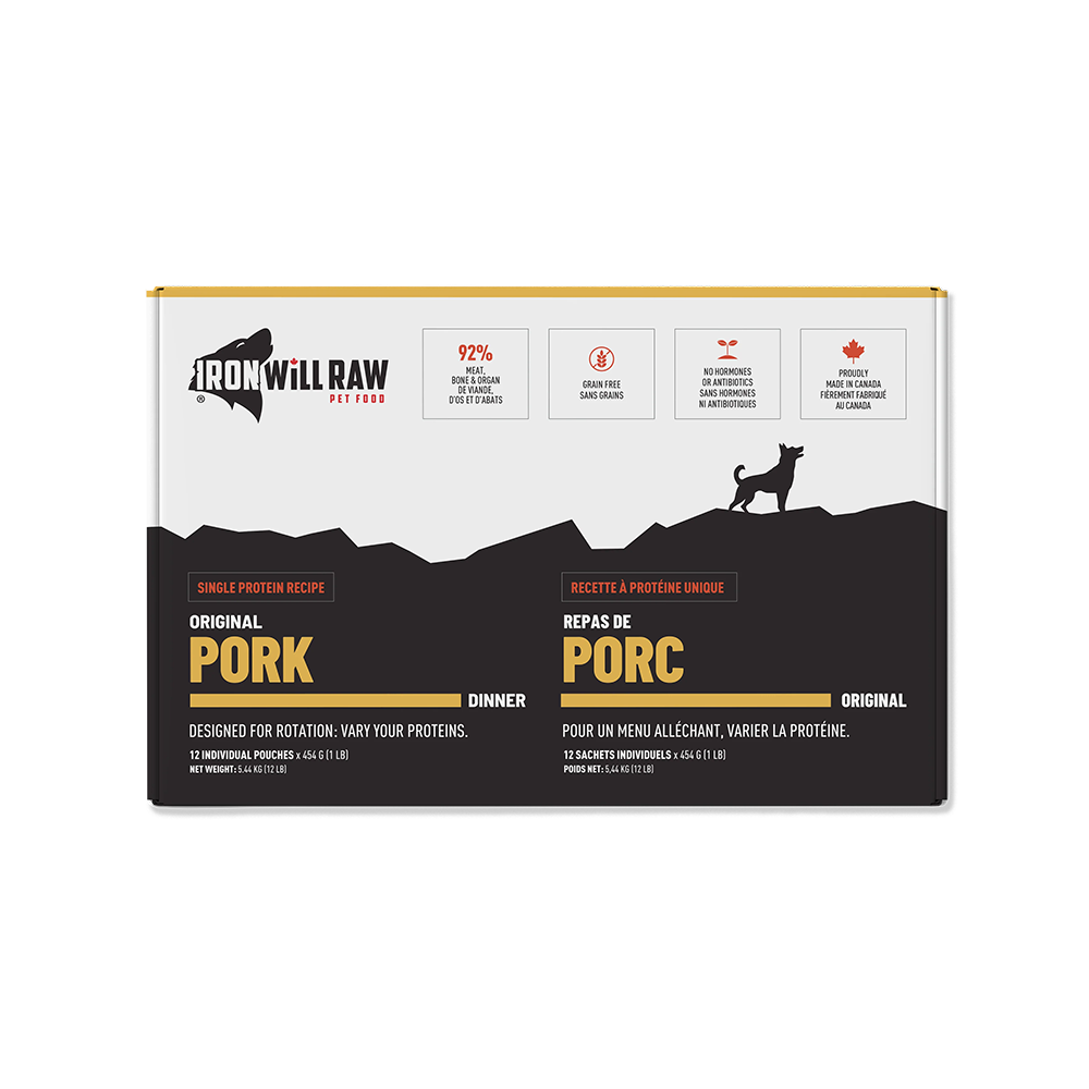 Iron Will Raw - Dog - Original Pork