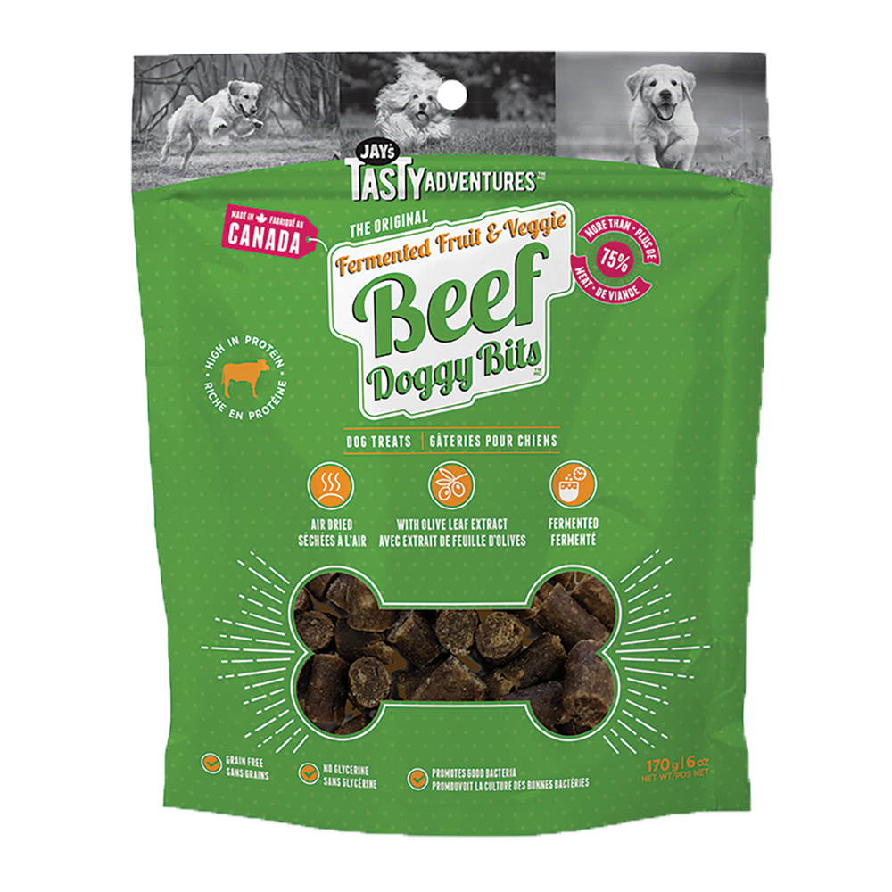 Jay's Tasty Adventures - Dog - Fermented Fruit & Veggie Doggy Bits Beef
