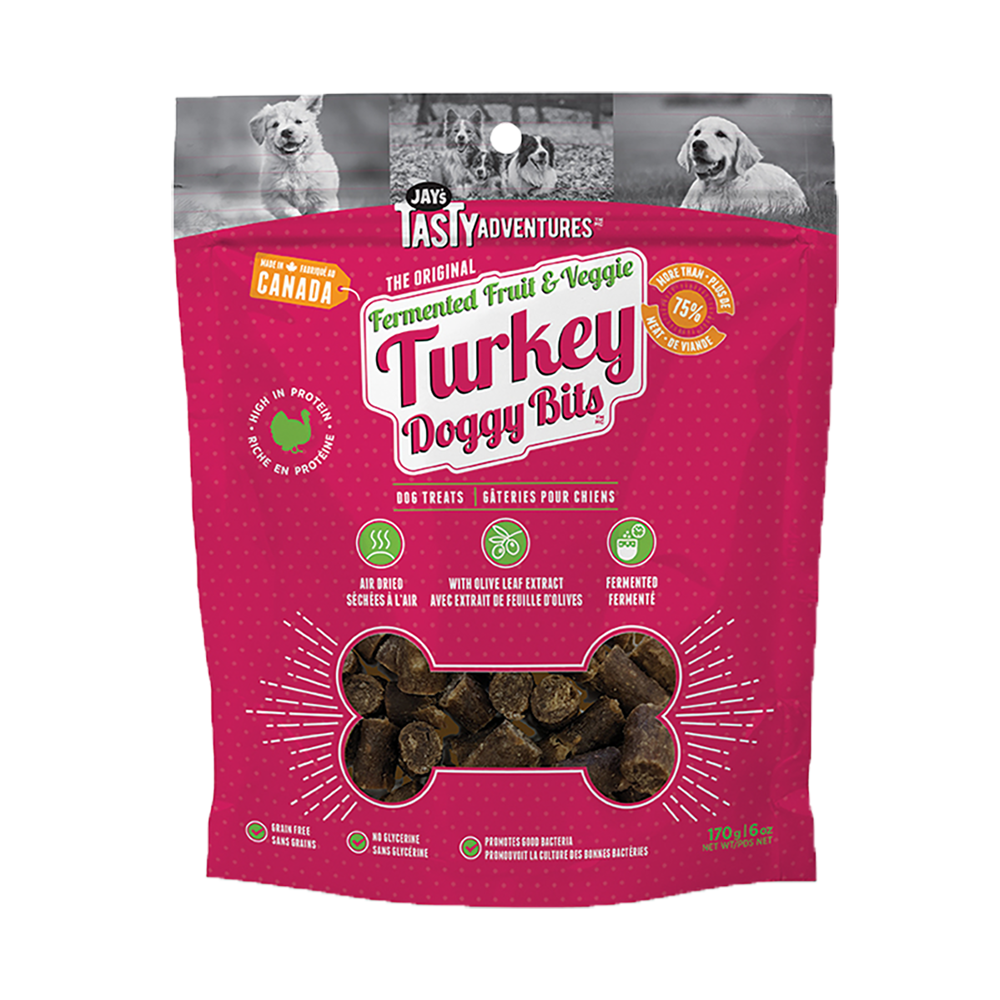 Jay's Tasty Adventures - Dog - Fermented Fruit & Veggie Doggy Bits Turkey