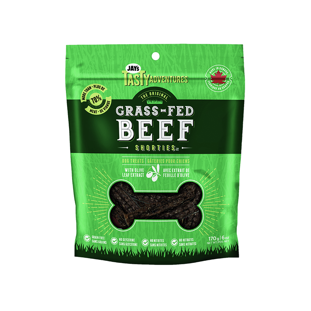 Jay's Tasty Adventures - Dog - Shorties Grass-Fed Beef