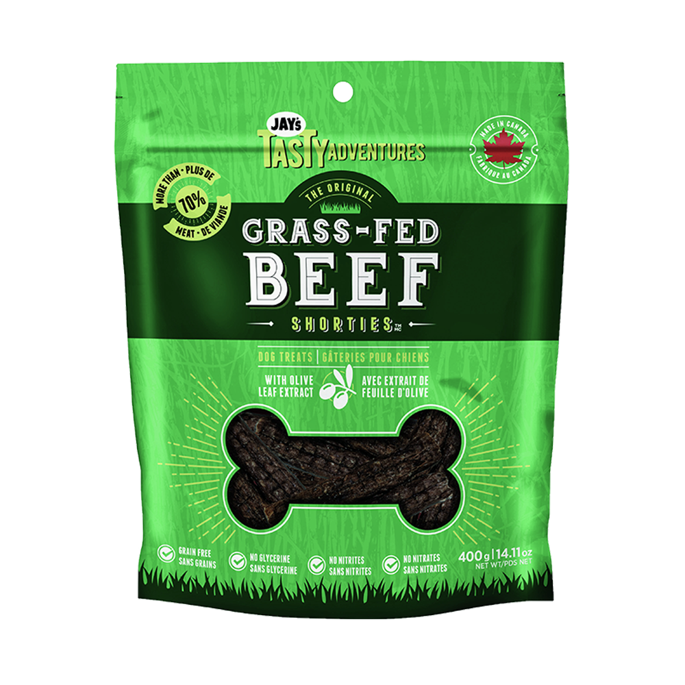 Jay's Tasty Adventures - Dog - Shorties Grass-Fed Beef