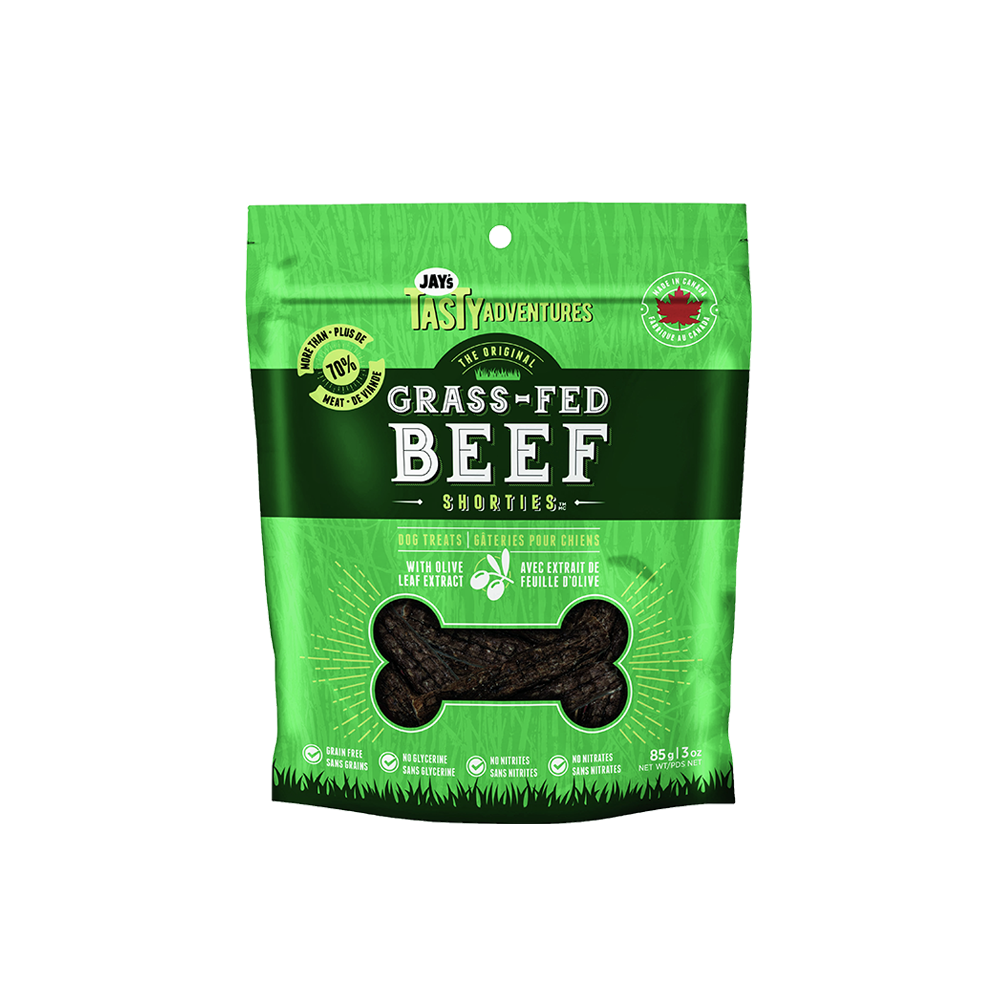 Jay's Tasty Adventures - Dog - Shorties Grass-Fed Beef
