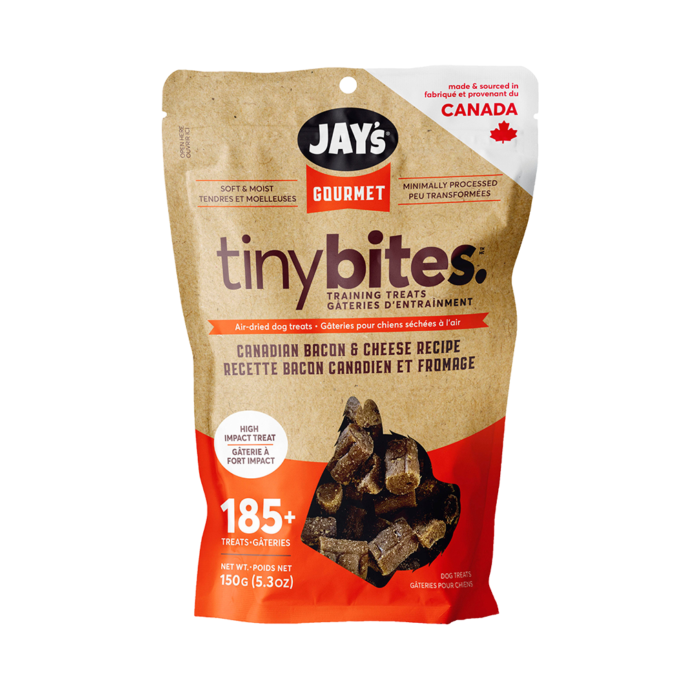 Jay's Tasty Adventures - Dog - Gourmet Treats Tiny Bits Bacon & Cheese