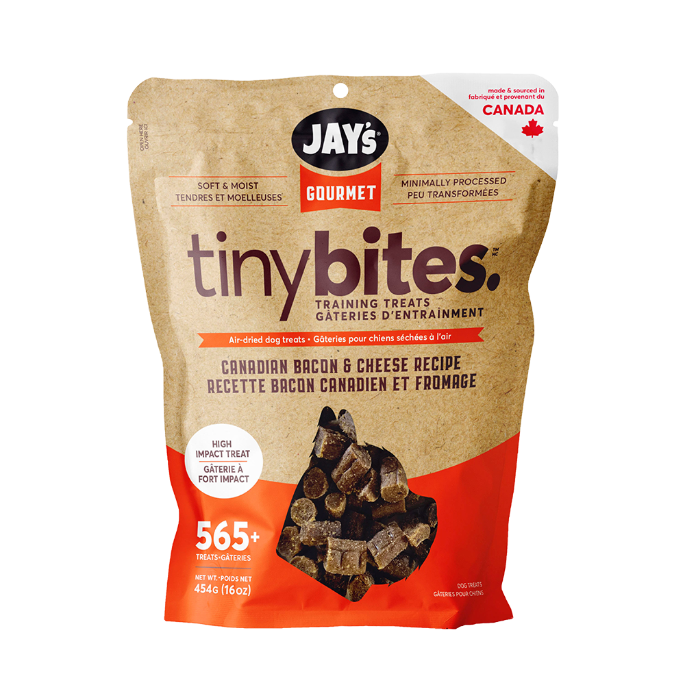 Jay's Tasty Adventures - Dog - Gourmet Treats Tiny Bits Bacon & Cheese