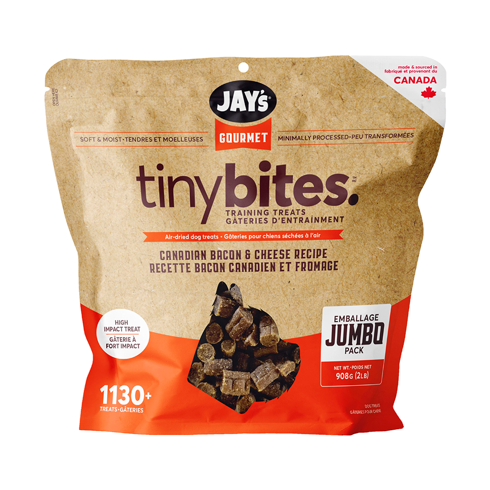 Jay's Tasty Adventures - Dog - Gourmet Treats Tiny Bits Bacon & Cheese