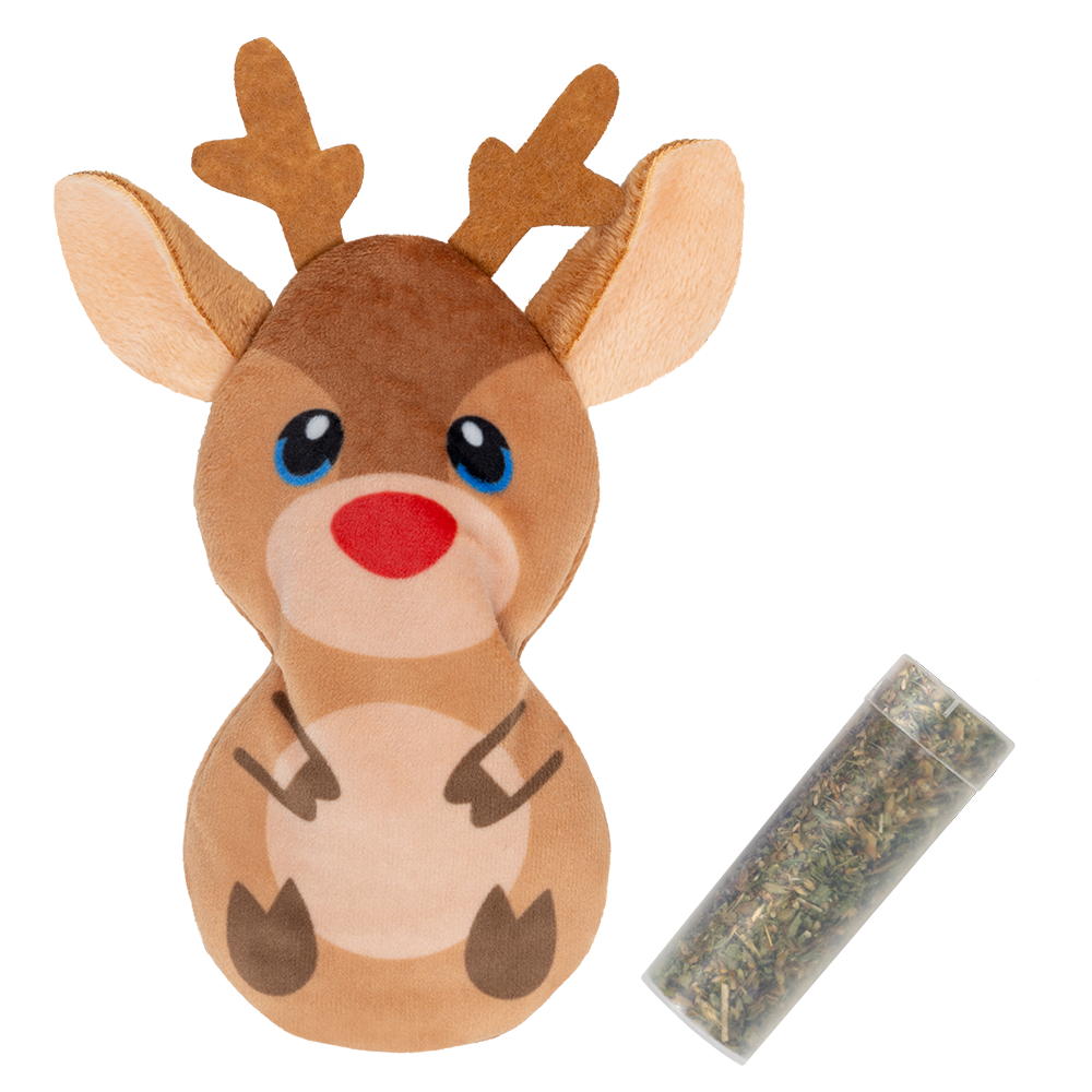 KONG - Cat - Holiday Refillables Reindeer