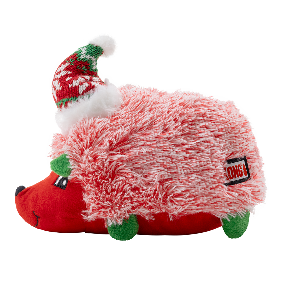 KONG - Dog - Holiday Comfort HedgeHug Red