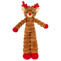 KONG - Dog - Holiday Shakers™ Crumples Reindeer Red