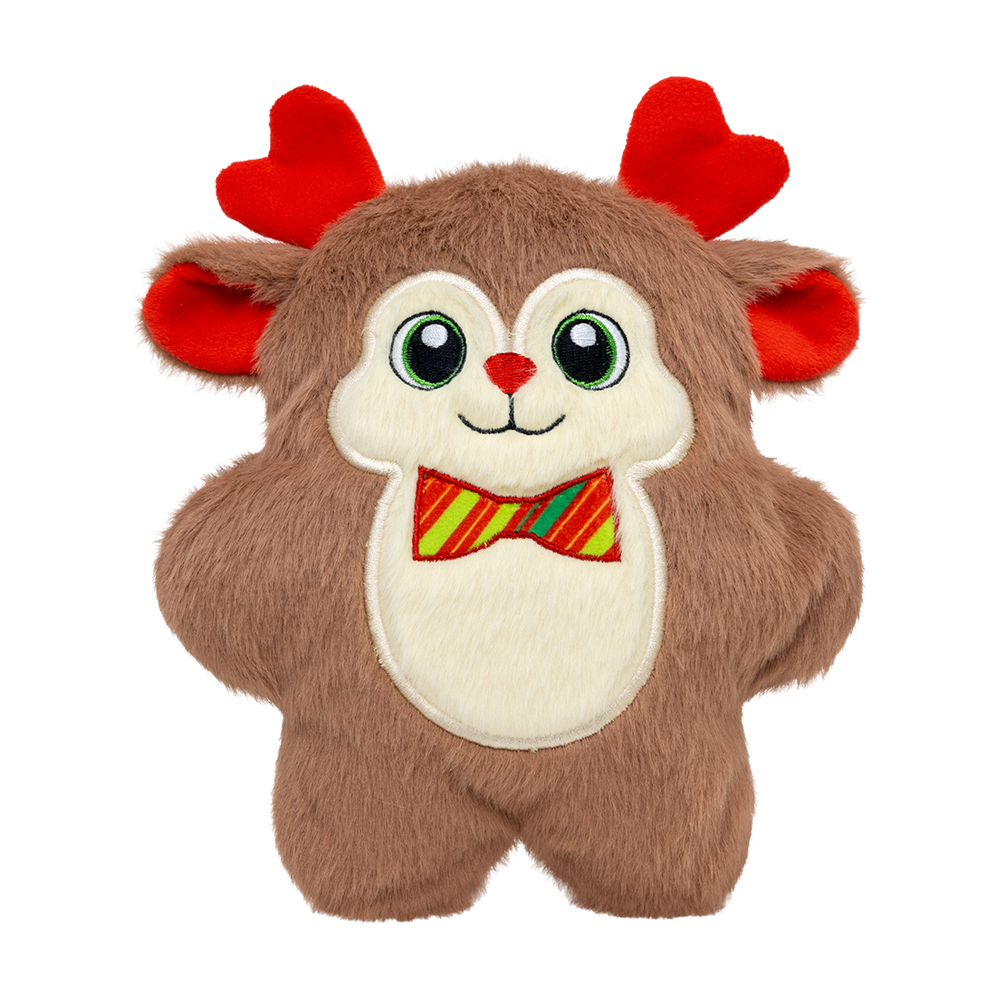 KONG - Dog - Holiday Snuzzles Bow Tie Reindeer