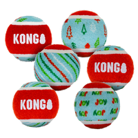 KONG - Dog - Holiday SqueakAir® Tennis Balls 6pk