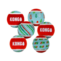KONG - Dog - Holiday SqueakAir® Tennis Balls 6pk