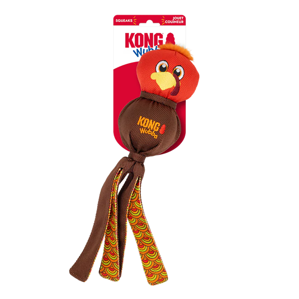 KONG - Dog - Thanksgiving 2026 Wubba Turkey Red