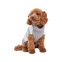 Silver Paw - Dog - Knit Stripes Sweater Grey