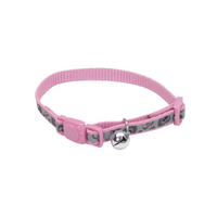 LazerBrite - Cat - Reflective Breakaway Collar Pink Heart