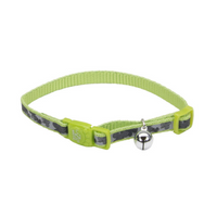 LazerBrite - Cat - Reflective Breakaway Collar Shamrock