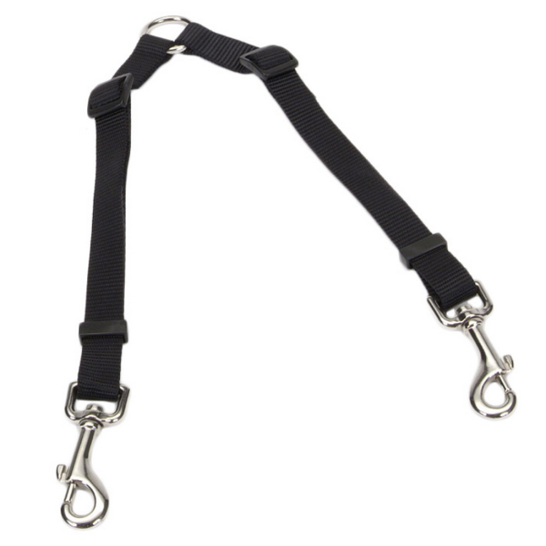 Coastal - Dog - 2-Dog Leash Coupler Black