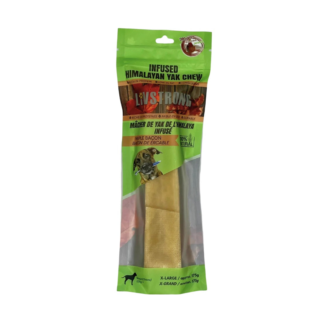 Livstrong - Dog - Infused Himalayan Chew - Maple Bacon