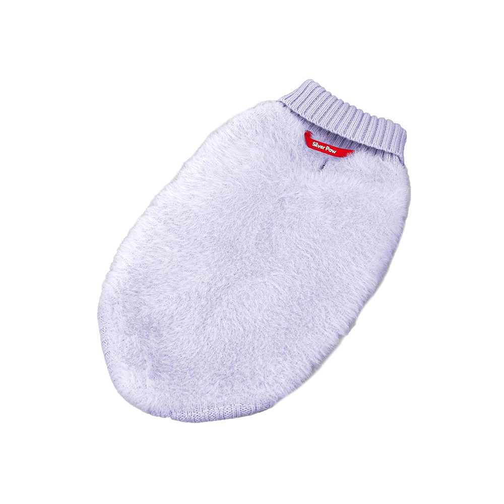 Silver Paw - Dog -  Nora Fashion Knit Sweater Lilac