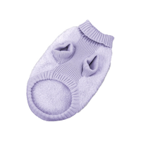 Silver Paw - Dog -  Nora Fashion Knit Sweater Lilac